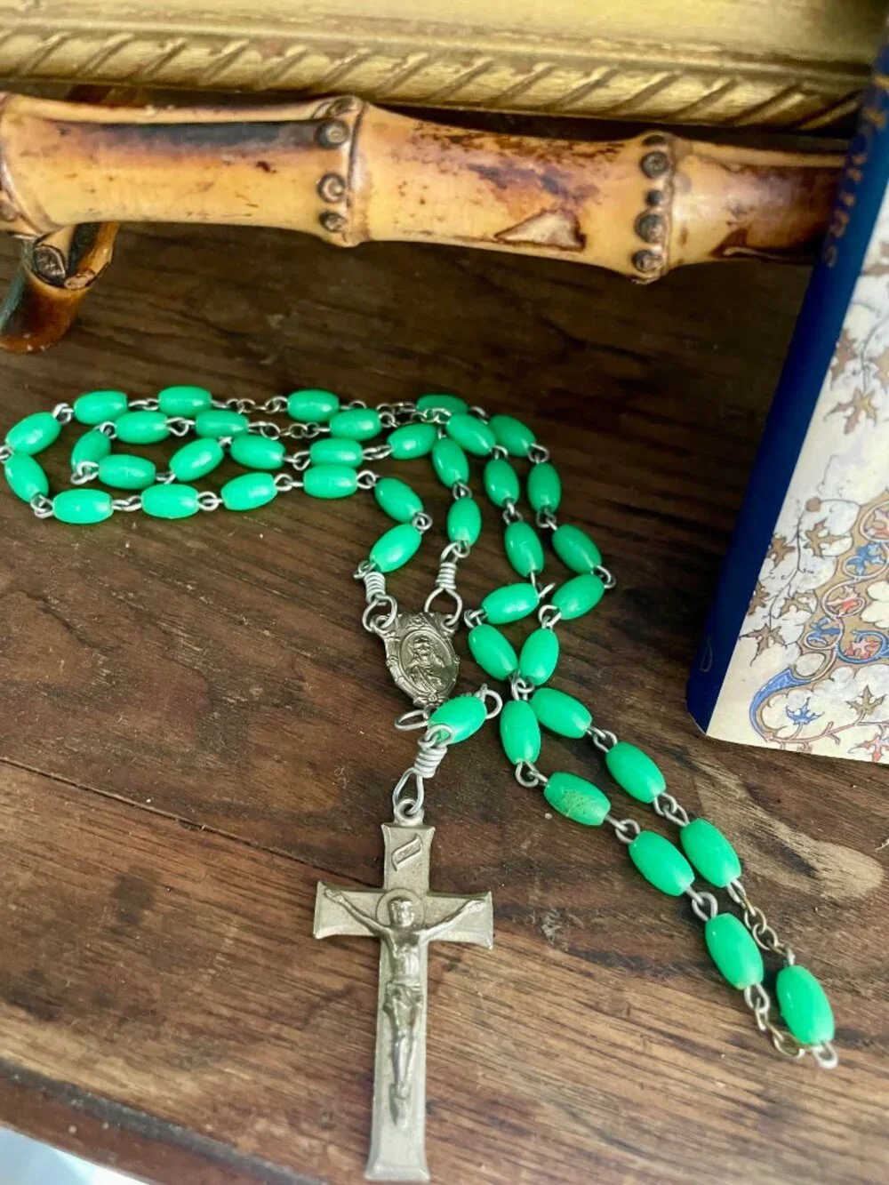 Vintage Catholic Devotional Collection: Print, Book of Hours & Rosary